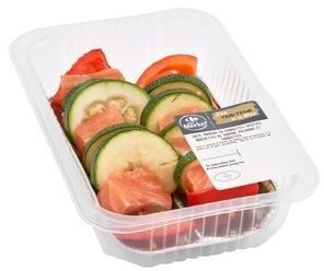 Carrefour Market Traiteur de la Mer Saumon Poivrons Courgettes