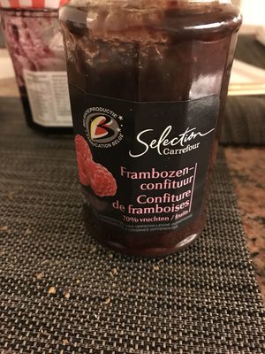 Sélection carrefour confiture de framboises