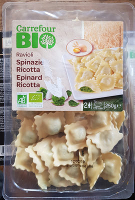 Ravioli epinard ricotta