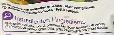 Carrefour Méditerranéen Mix ingredients label