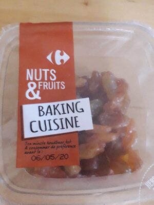 Carrefour The Market Nuts & Fruits Raisins Secs Dorés Cuisine front packaging