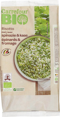 Risotto épinards fromage