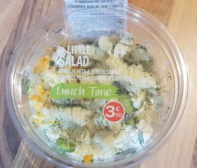 Little Salad spirelli feta &caviar de carottes
