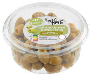 Olives vertes dénoyautées