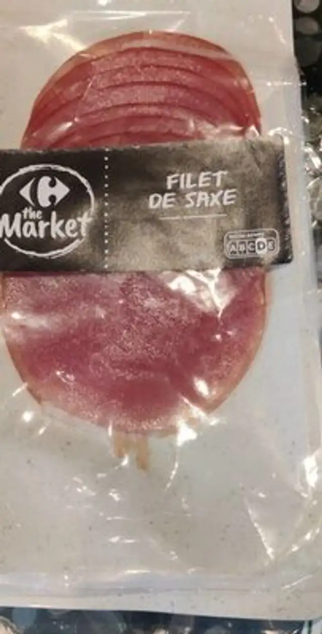 Filet de saxe front packaging