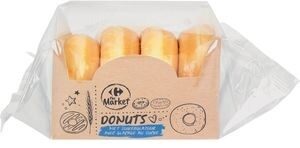 Donuts met suiker glazuur