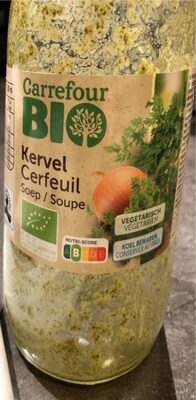 Carrefour Bio Cerfeuil Soupe front packaging