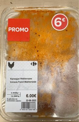 Émincés poulet Méditerranée