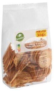 Carrefour Sensation Apéro Toasts Huile d'Olive & Sel de Mer