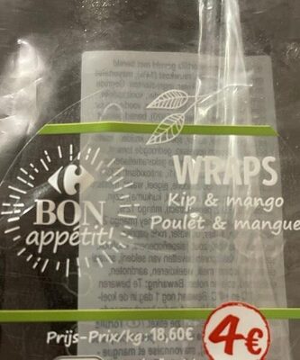 Wraps poulet & mangue