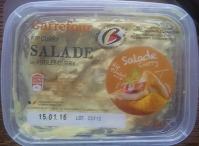 Salade de poulet curry