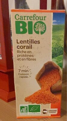 Lentilles corail