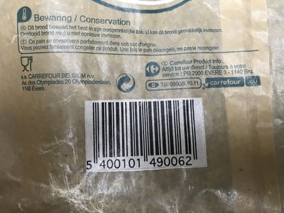 Abdijbrood Pain D’Abbaye Volkoren Taree Ble Complet