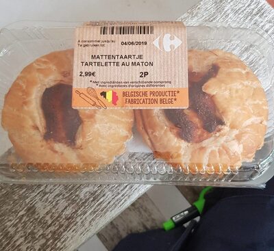 Tartelette au maton front packaging