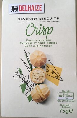Savoury biscuits crisp