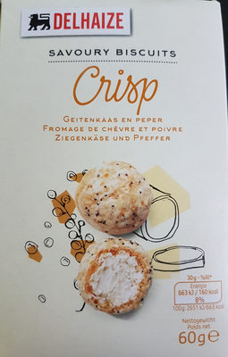 Crisp- fromage de chevre et poivre
