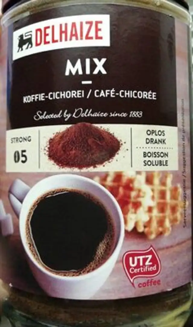 Mix café chicorée nutrition facts table