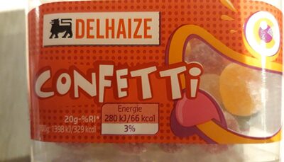 Confetti front packaging