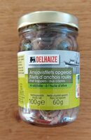 Filets d'anchois roulés (à l'huile d'olive)