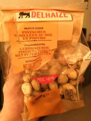 Pistaches grillées au sel et poivre