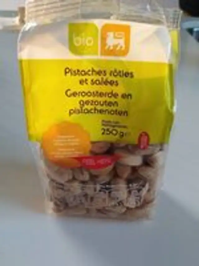 Pistaches rôties et salées