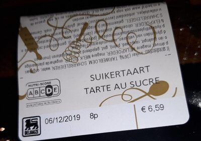 Tarte au sucre delhaize