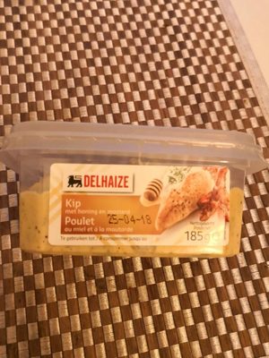 Tartine poulet à la moutarde et au miel front packaging