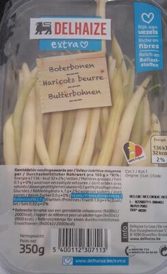 Haricots beurre front packaging