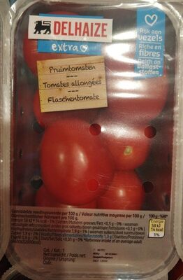 Tomates allongées front packaging