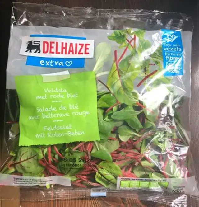 Salade de blé front packaging