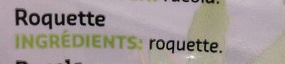 Roquette ingredients label