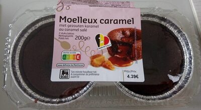 Moelleux caramel front packaging