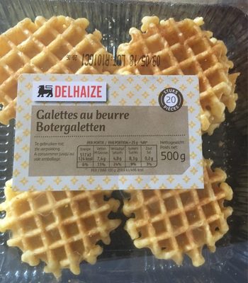 Galettes au beurre front packaging