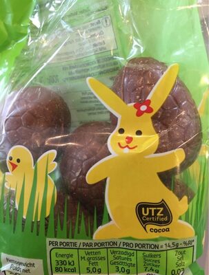 Oeufs paques Delhaize