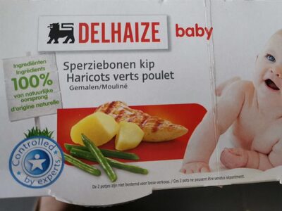 haricots verts poulet moulinés