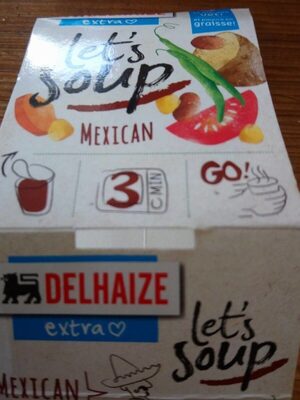 Let's soup front packaging