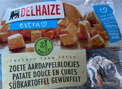 Patate douce en cube