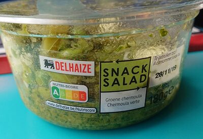 Snack salad chermoula verte