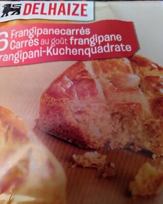 Carrés au goût frangipane