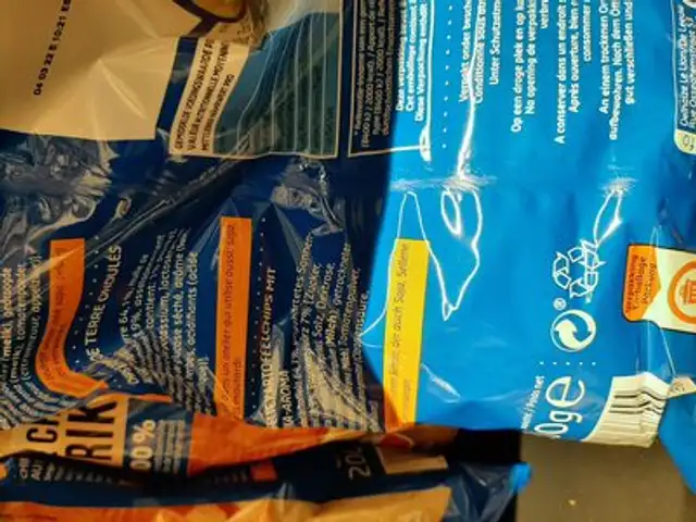 Ribble chips paprika ingredients label