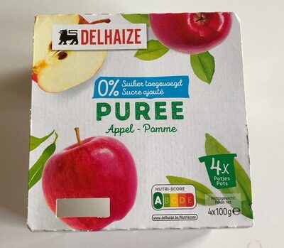 Purée Pomme front packaging