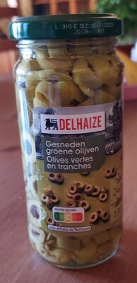 Olives vertes en tranches