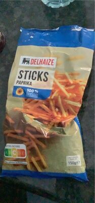 Sticks paprika front packaging