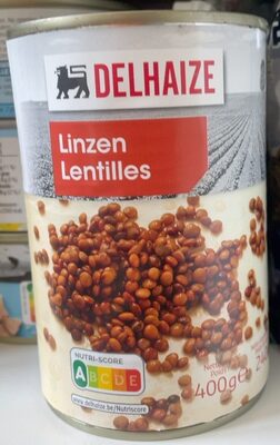Delhaize lentilles front packaging