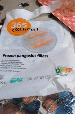 Frozen pangasius fillets