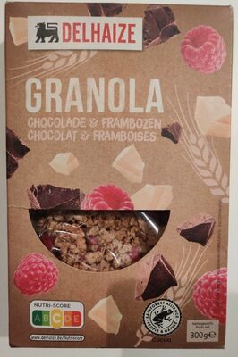 Granola Chocolat & Framboise front packaging