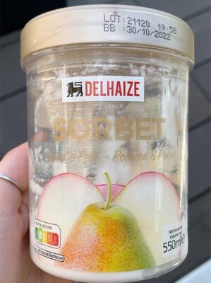 Sorbet pomme et poire