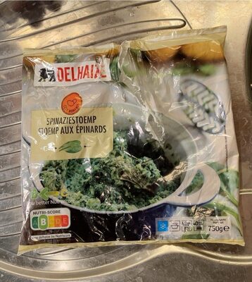 Stoemp aux épinards front packaging