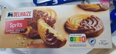 Sprits chococolat au lait front packaging