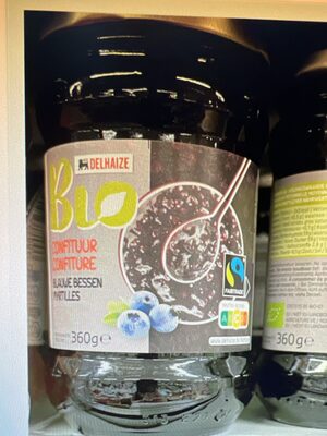 Bio confituur blauwe bessen